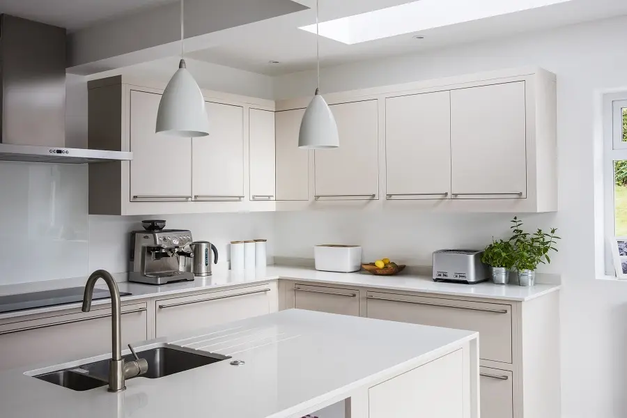 Y&r Furniture New white gloss laminate kitchen cabinets Supply 3