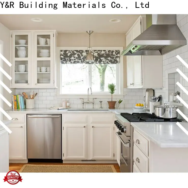 Y&r Furniture modern high gloss kitchen cabinets factory 1
