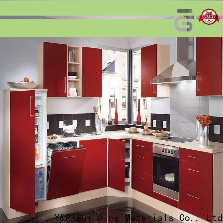 Y&r Furniture contemporary kitchen cabinets factory 1