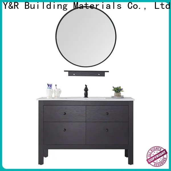 Wholesale plastic bathroom vanity cabinets for business 1