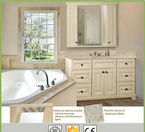 Custom hotel bathroom vanity factory 8