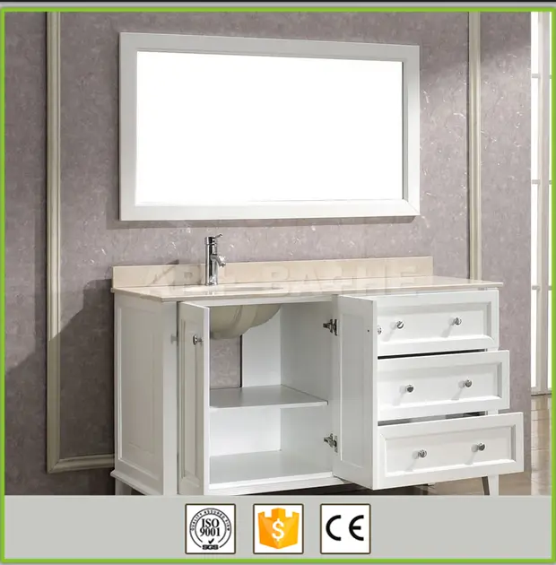 Custom hotel bathroom vanity factory 9