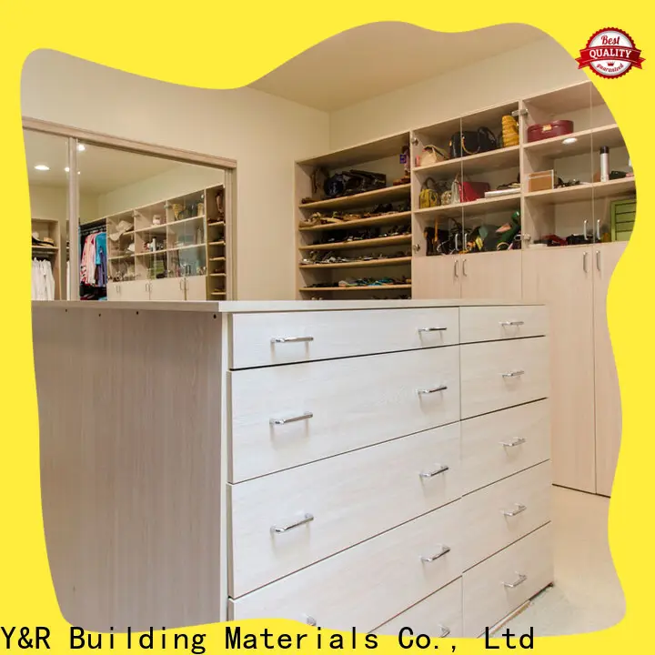 Y&r Furniture white walk in wardrobe for business 1