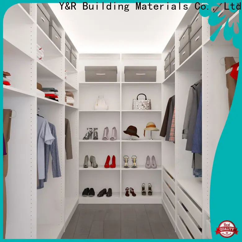 Wholesale modern walk in wardrobe for business 1