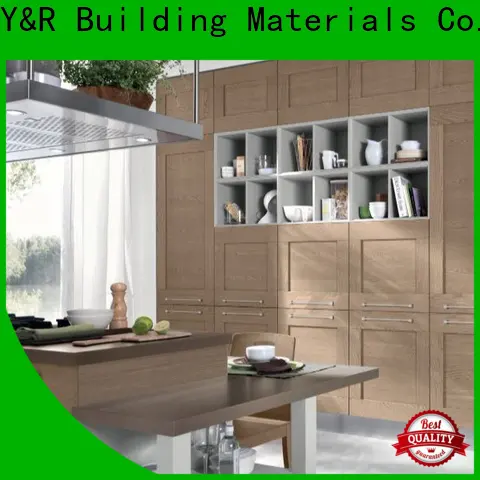 Latest modern wood kitchen cabinets company 1