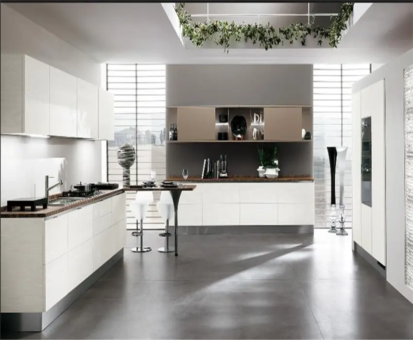 Custom high gloss kitchen cabinets for sale manufacturers 2