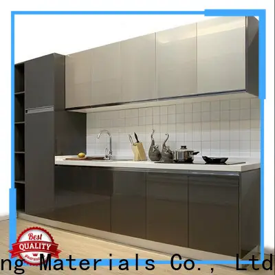 Best modern kitchen laminate cabinets factory 1
