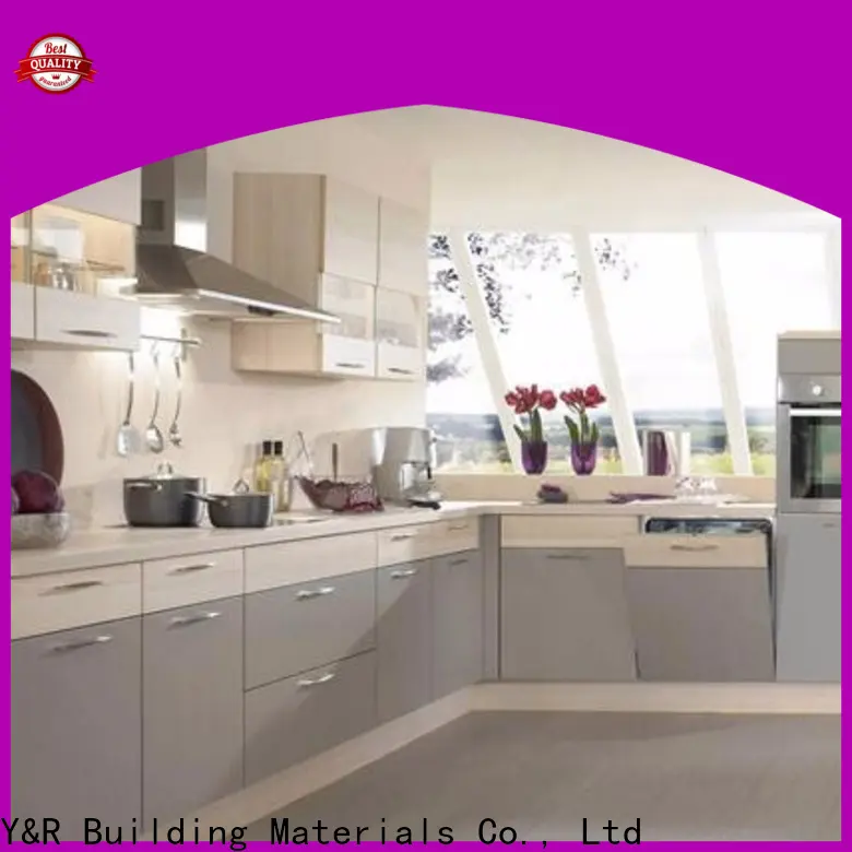 Y&r Furniture modern kitchen cabinets wholesale company 1