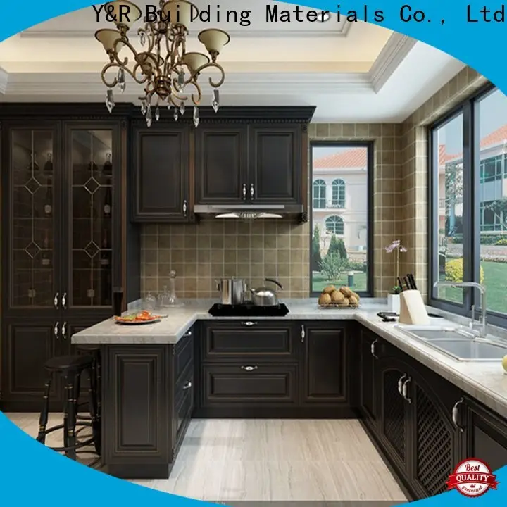 Latest modern kitchen laminate cabinets Supply 1