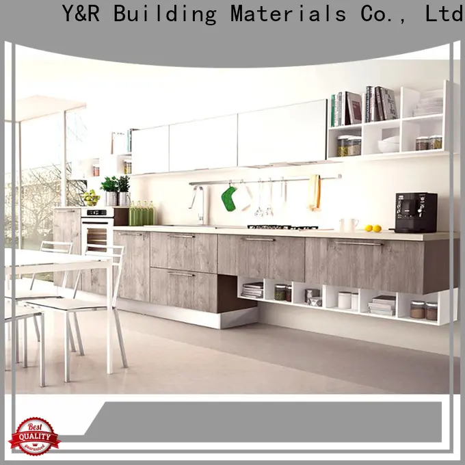 Y&r Furniture Top european style modern high gloss kitchen cabinets Supply 1