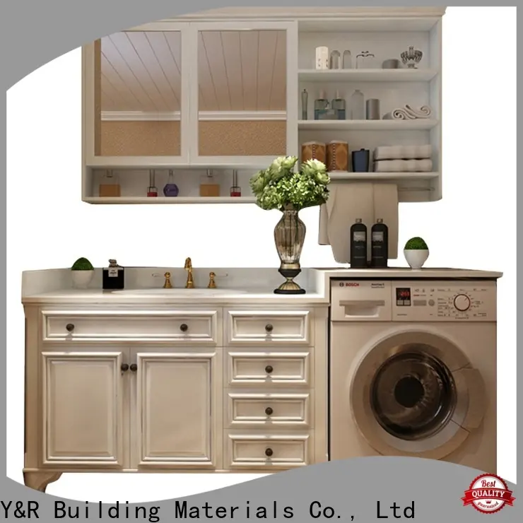 Best pvc vanity cabinet manufacturers factory 1