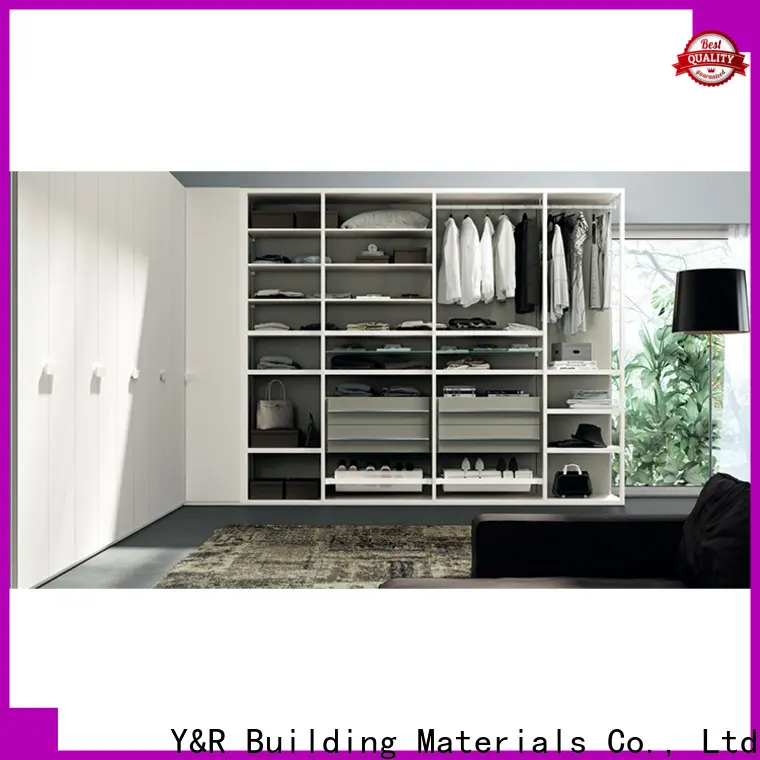Y&r Furniture Best walk in closet wardrobe Supply 1