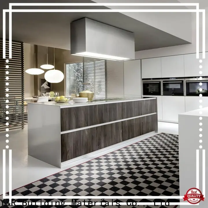 Y&r Furniture european style modern high gloss kitchen cabinets factory2 1
