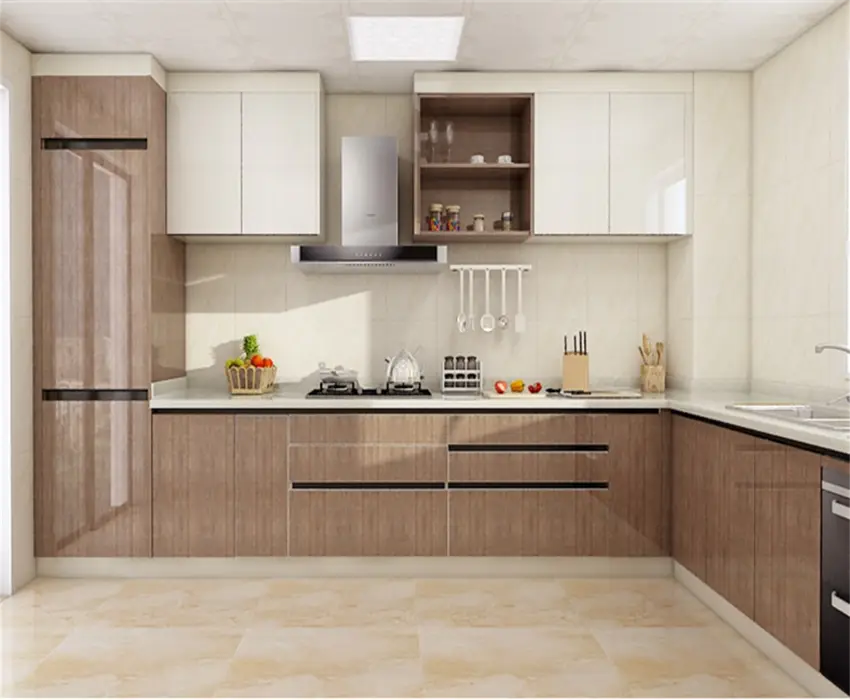 Y&r Furniture Custom modern wood kitchen cabinets Supply 2