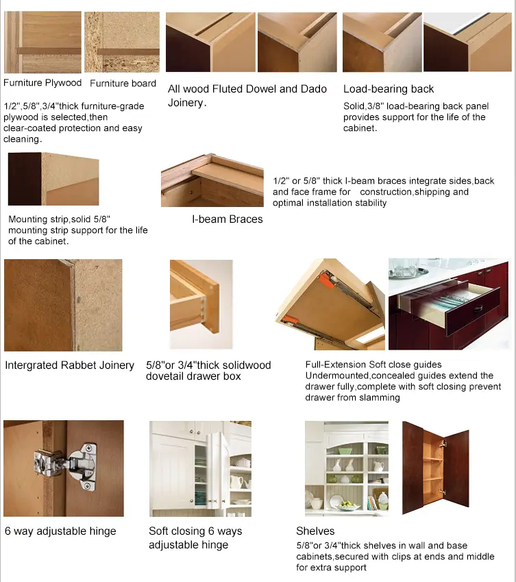 Y&r Furniture Top american made kitchen cabinets Suppliers 7