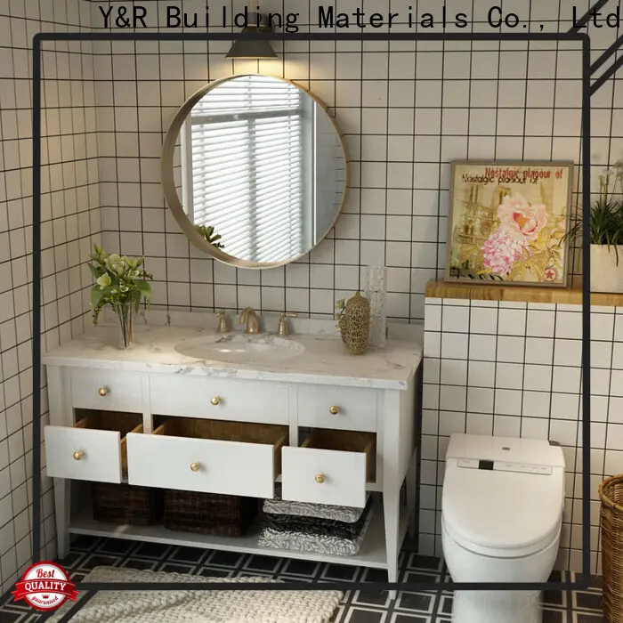 Y&r Furniture pvc bathroom vanity factory 1