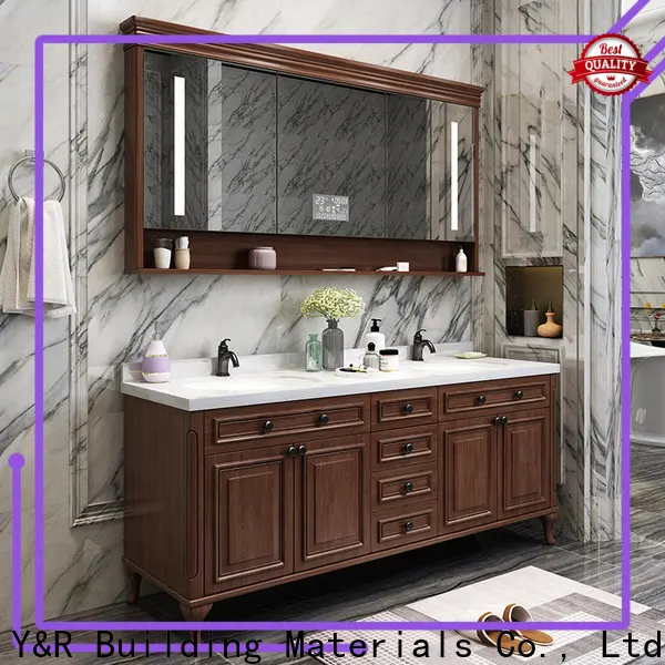 China hotel bathroom vanity for sale factory 1