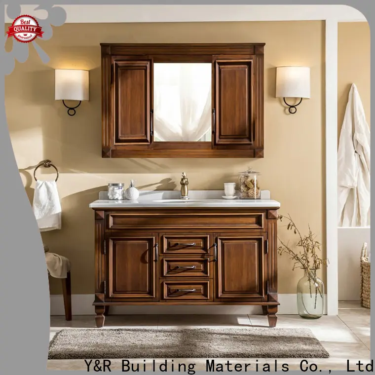 Y&r Furniture american standard bathroom cabinets Suppliers 1