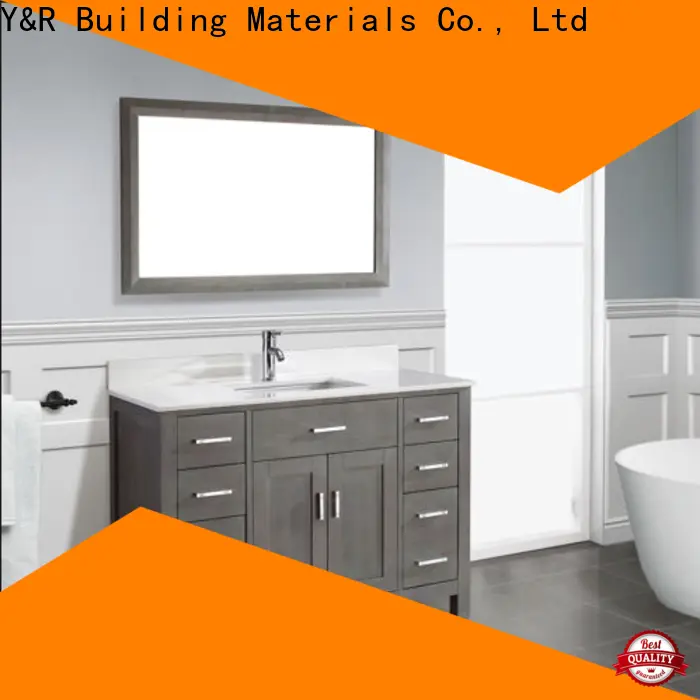 Custom hotel bathroom vanity factory 1