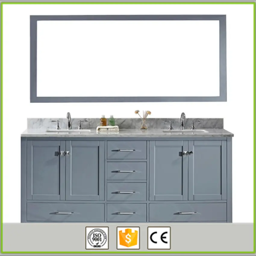 Custom hotel bathroom vanity factory 5