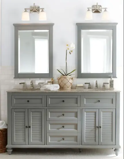 Custom hotel bathroom vanity factory 2