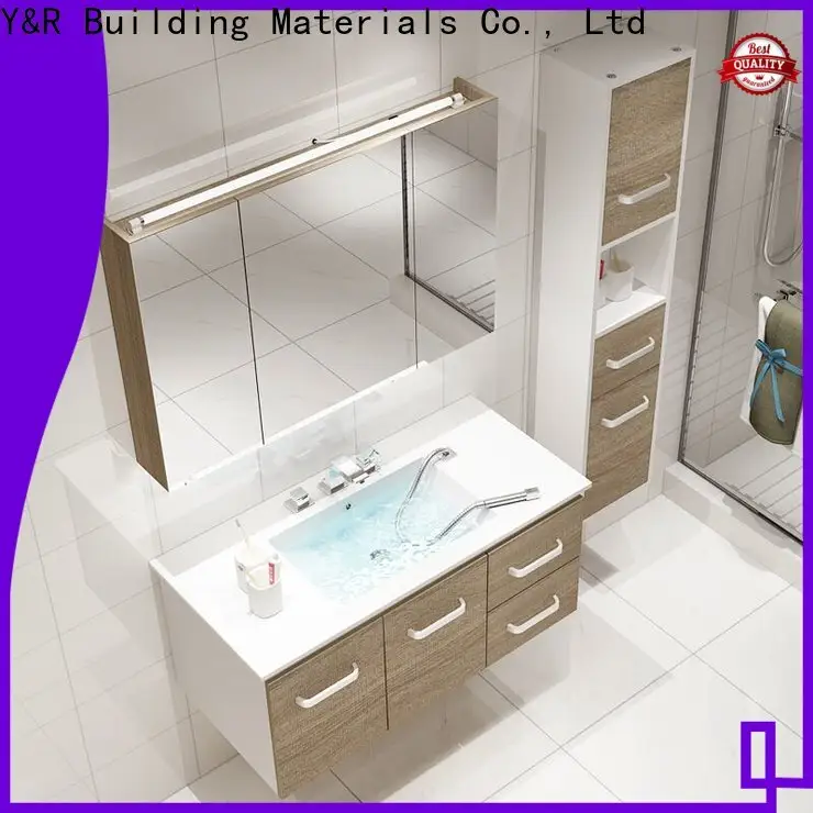 Y&r Furniture Wholesale plastic bathroom vanity cabinets company 1