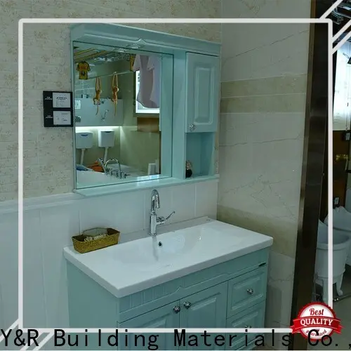Y&r Furniture pvc vanity cabinet factory 1