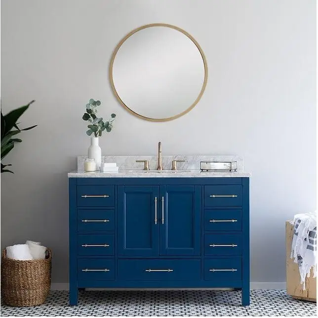 Best pvc vanity cabinet Supply 4