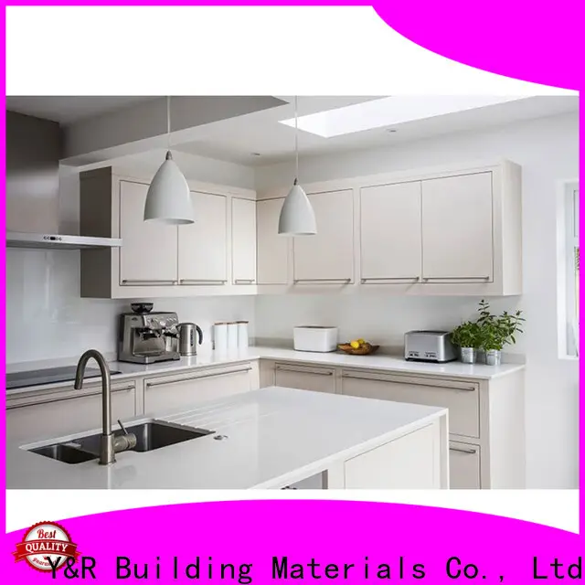 Y&r Furniture China laminate paper for kitchen cabinet factory 1