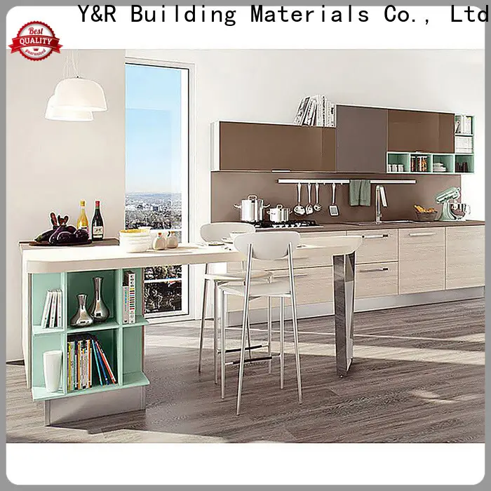 Y&r Furniture China kitchen cabinet designs solid wood company 1