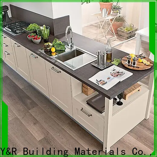 New white kitchen cabinet factory 1