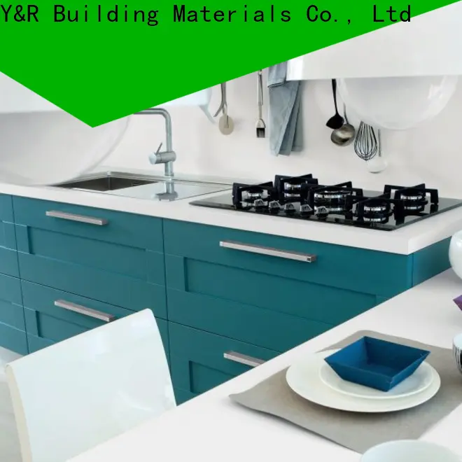 Y&r Furniture China concrete kitchen cabinets factory 1