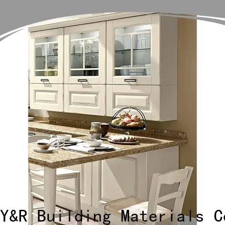Y&r Furniture modern grey kitchen cabinets factory 1