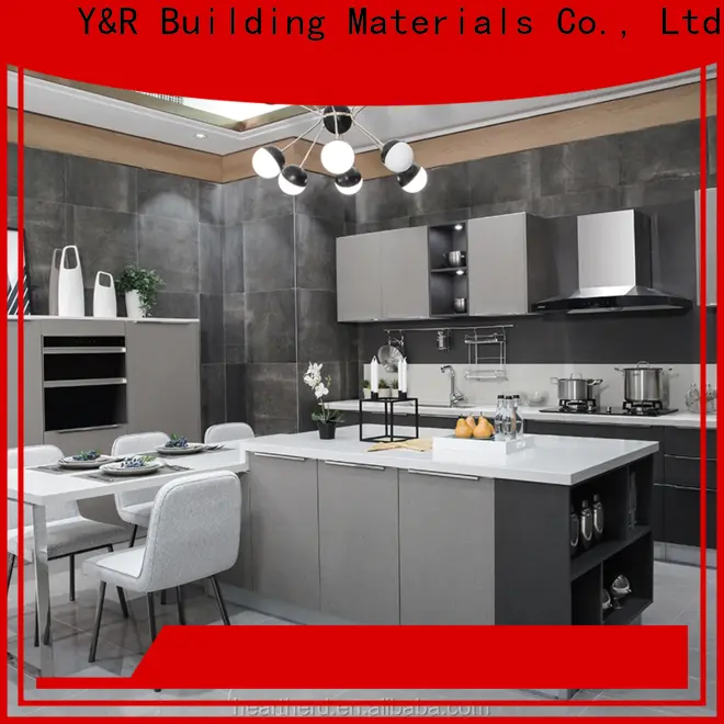 Y&r Furniture modern wood kitchen cabinets manufacturers 1