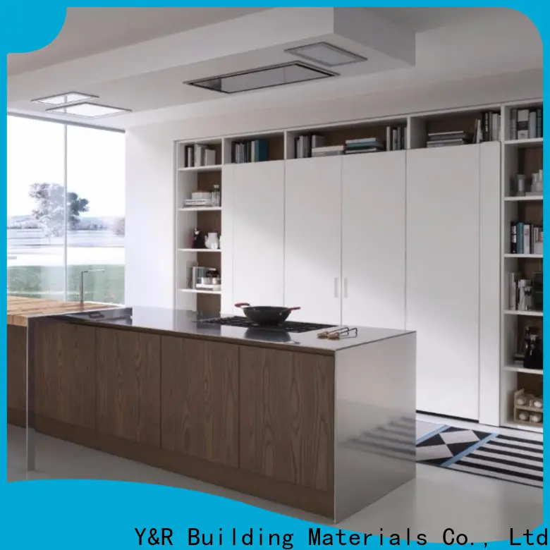 Y&r Furniture pvc modern kitchen price factory 1