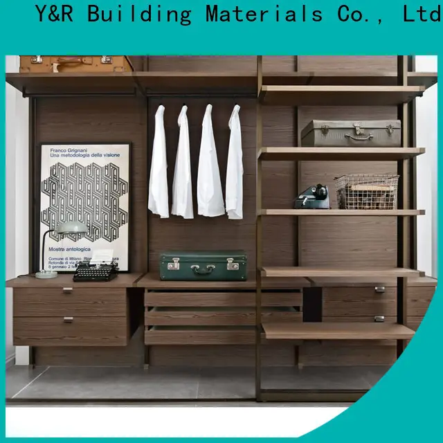 Y&r Furniture High-quality white walk in wardrobe for business 1