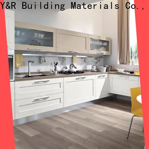 Latest modern wood cabinets factory 1
