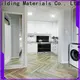 Wholesale modern black kitchen cabinets factory 1