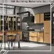 New modern high gloss kitchen cabinets factory 1