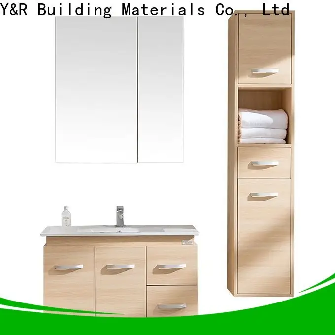 Y&r Furniture pvc bathroom cabinet with mirror company 1