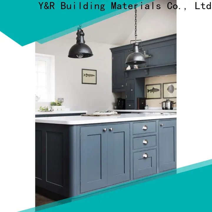 Y&r Furniture modern high gloss kitchen cabinets factory2 1