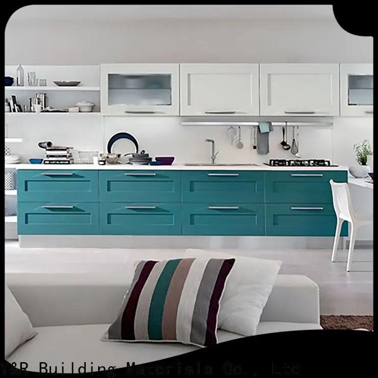 Y&r Furniture modern high gloss kitchen cabinets company1 1