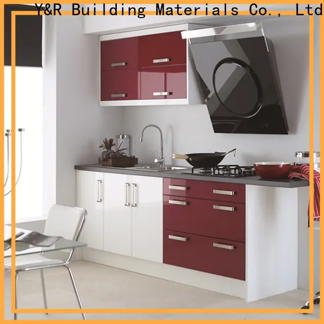 High-quality modern grey kitchen cabinets Suppliers 1