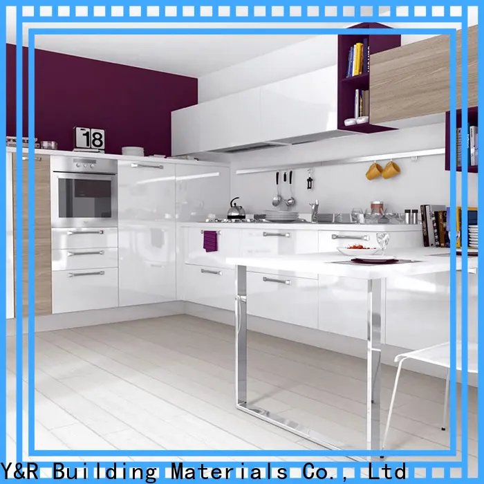 Y&r Furniture Wholesale modern grey kitchen cabinets Supply 1