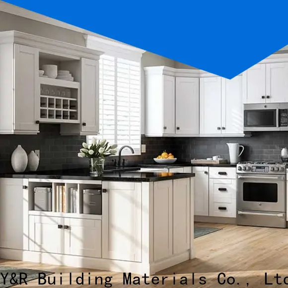 Y&r Furniture modern black kitchen cabinets manufacturers1 1
