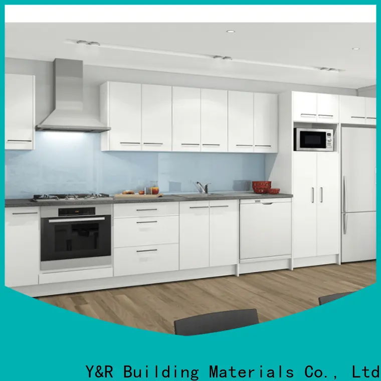 Y&r Furniture Top modern black kitchen cabinets for business 1