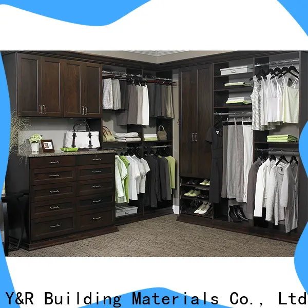 Y&r Furniture walk in wardrobe closet manufacturers 1