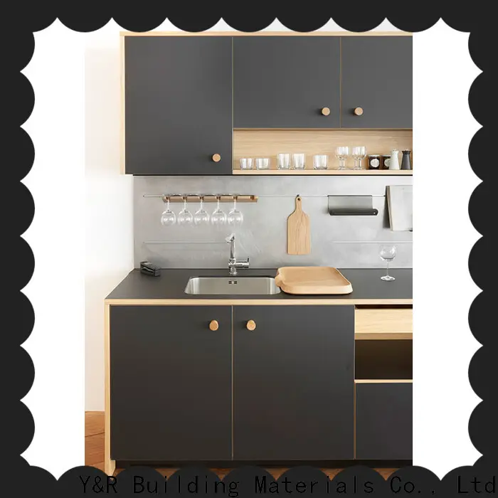 Custom laminate paper for kitchen cabinet factory 1