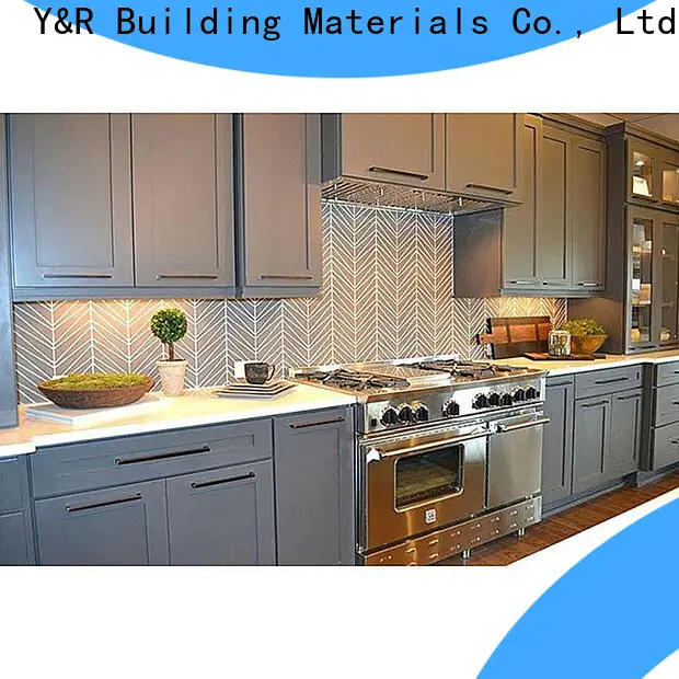 Y&r Furniture High-quality small kitchen design cabinet manufacturers 1