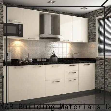 High-quality modern grey kitchen cabinets manufacturers 1